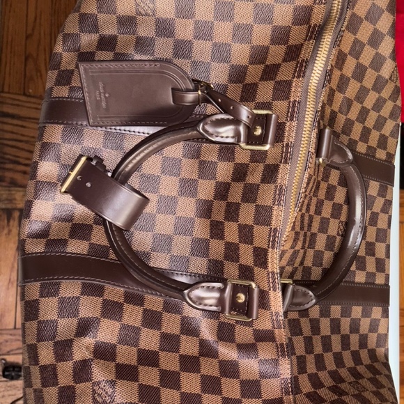 Louis Vuitton Keepall Bandoulière 55 Damier Ebene – Authentic, Excellent Conditi - Picture 2 of 10